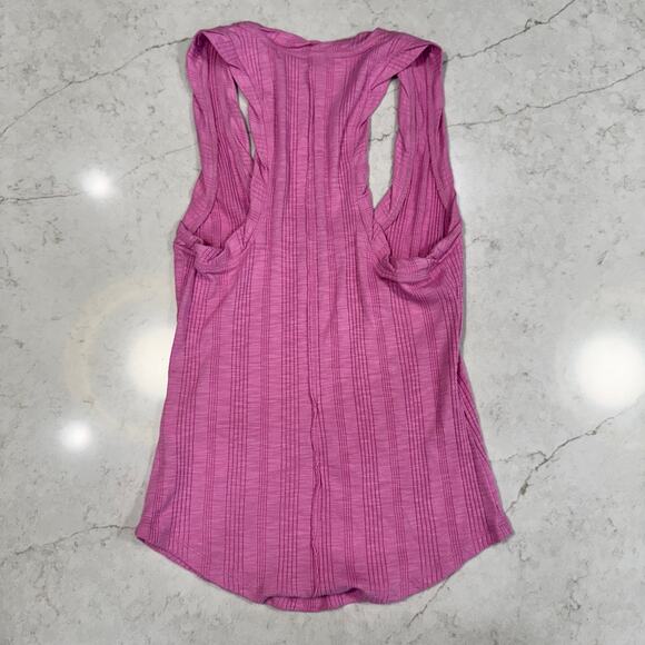 Pilcro Scoop Neck Tank Women’s Small Pink Cotton-Modal Y2K Balletcore Coquette - Picture 8 of 16